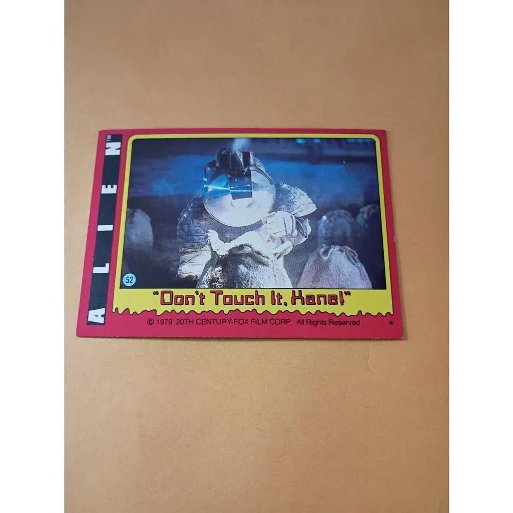 Vintage Collectible 1979 Alien Trading Card #52 20th Century Fox Raw Ungraded